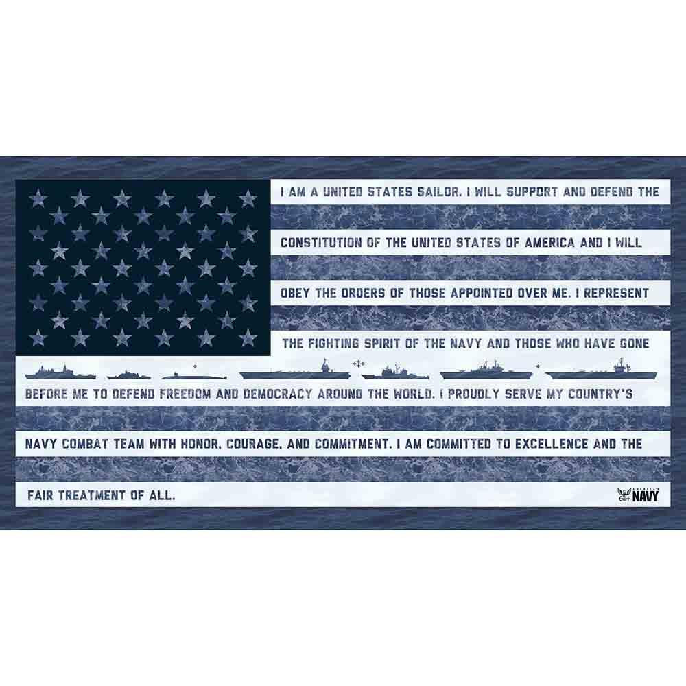 Image of Flag - U.S. Military - Navy - A.E. Nathan - Digitally Printed - 24