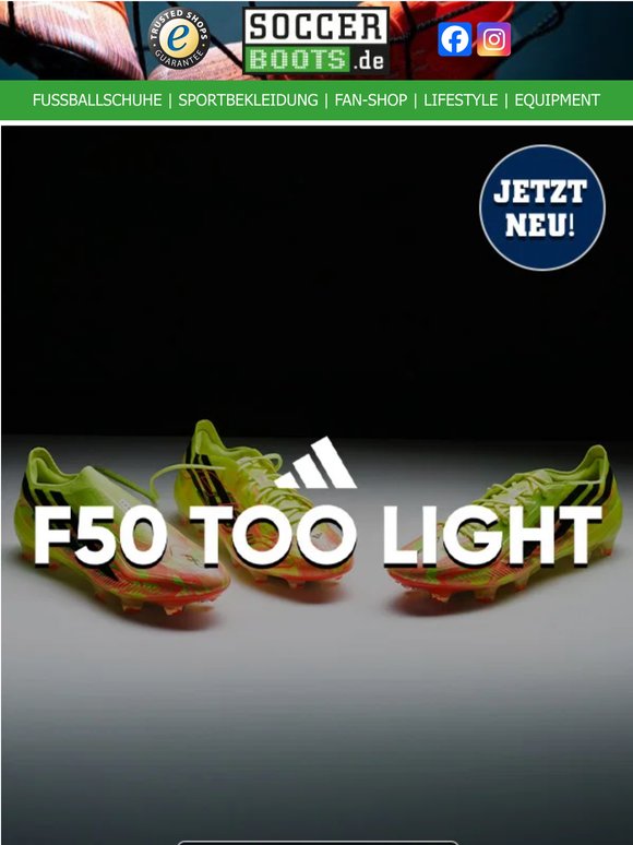 Neues Drop: Adidas F50 — Too Light Pack ⚡