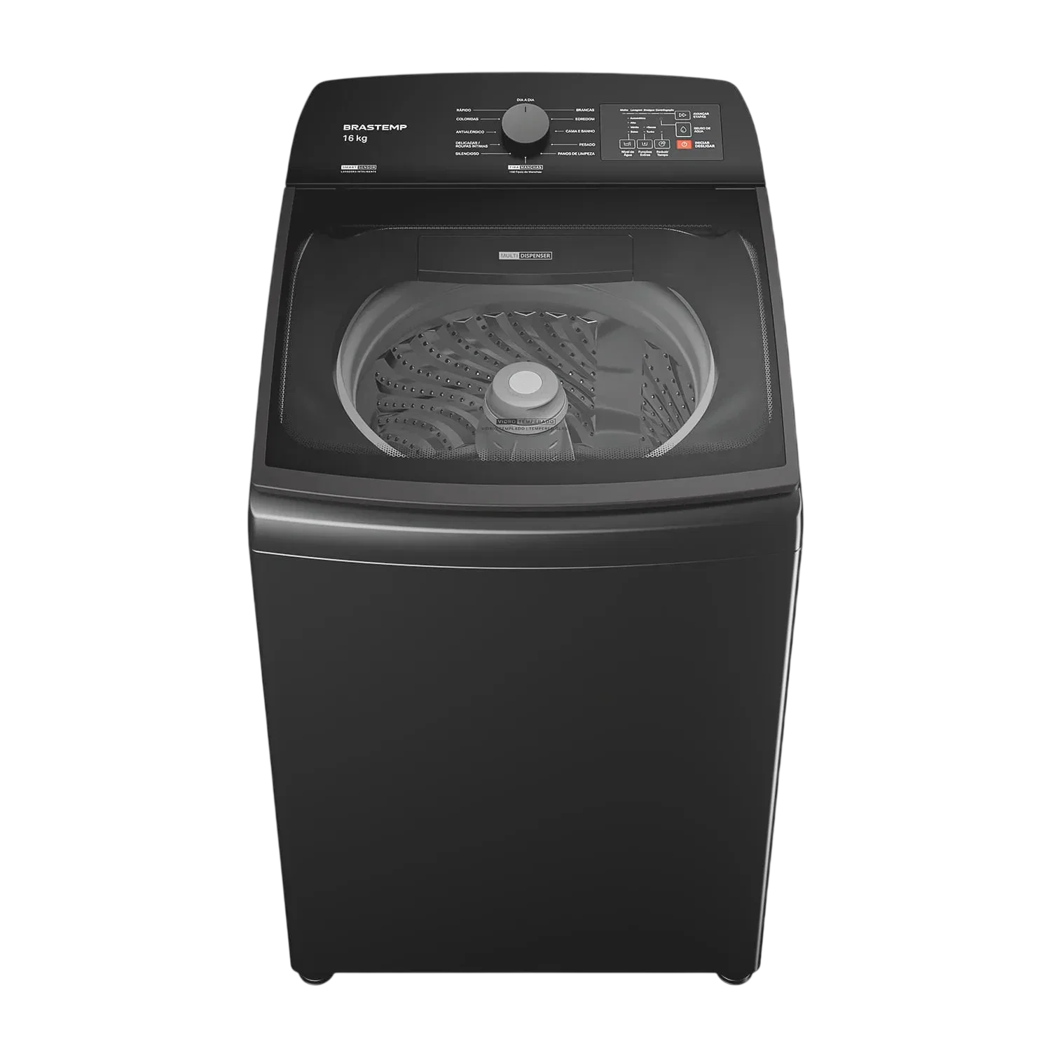 Máquina de Lavar Brastemp 16Kg Cinza Platinum