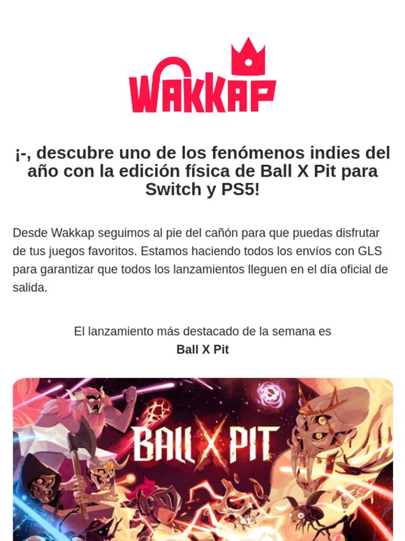 ¡—,Ball X Pit, FF VII REbirth y más lanzamientos de la semana!👾