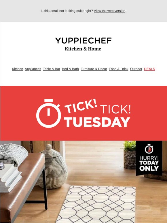⏰ 20% off Fotakis rugs to layer your floors 🤩