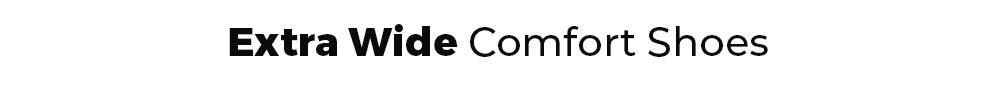 Extra Wide Comfort Shoes
