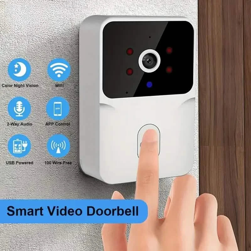 Image of 1080P WiFi Smart Video Doorbell with HD Night Vision, Two-Way Audio with App Control