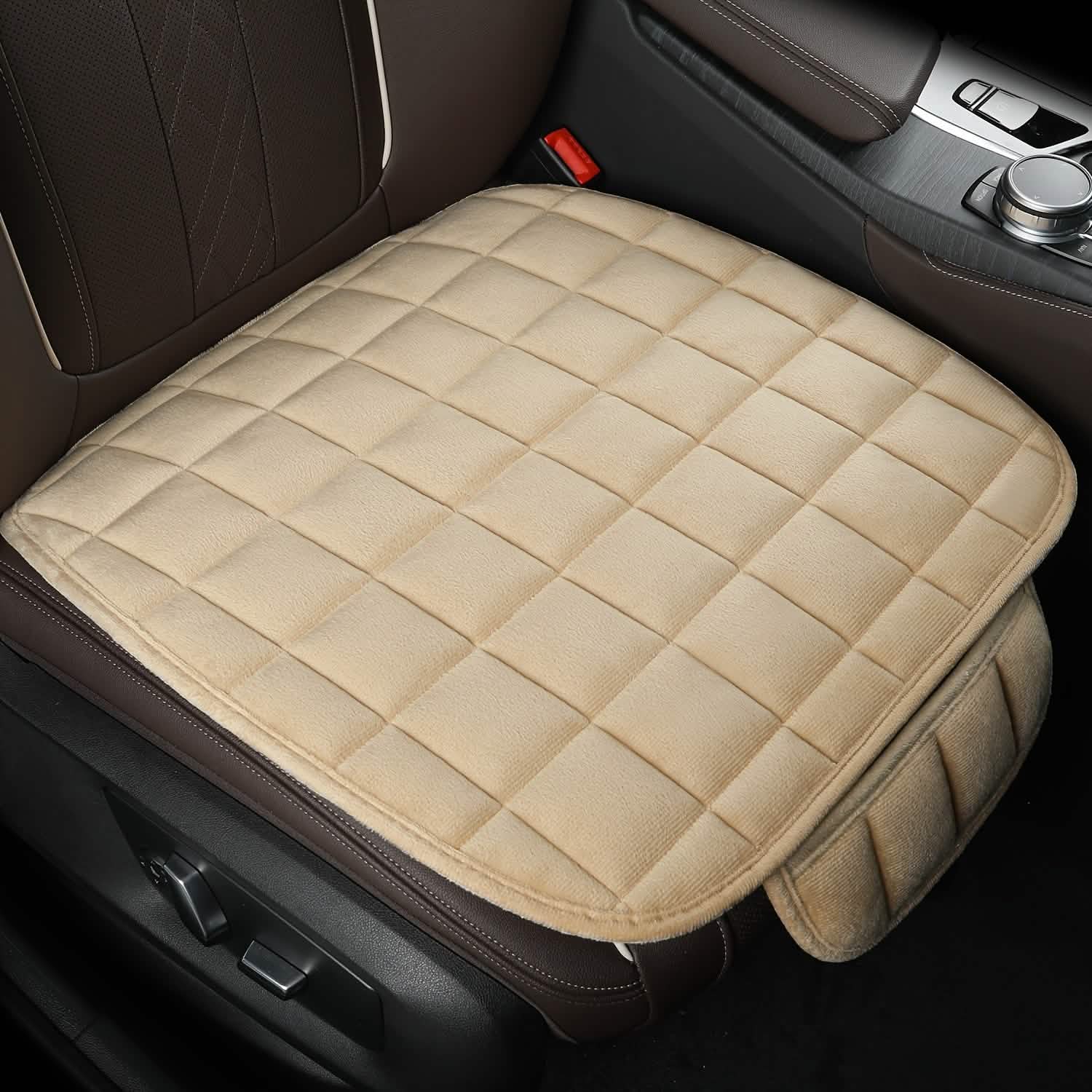 Image of Winter Car Seat Cover – Universal Front Seat Cushion, Anti-Slip, Breathable