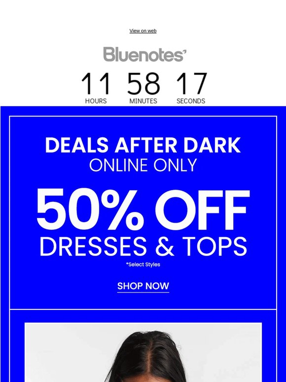 Tonight Only: 50% OFF Dresses & Tops!