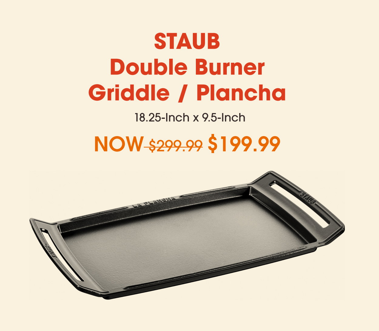 Save 33% on the Plancha