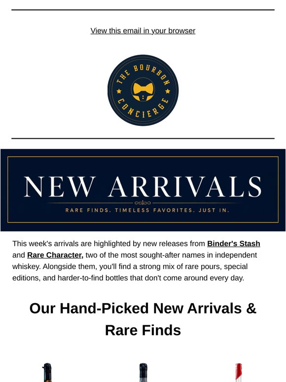 New Arrivals: Binder's Stash, Rare Character & More