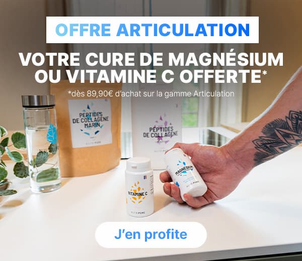 Votre cure de Magnésium ou Vitamine C offerte*