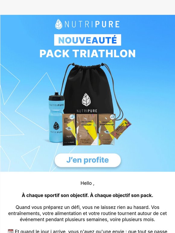 NOUVEAUTÉ : Packs Endurance