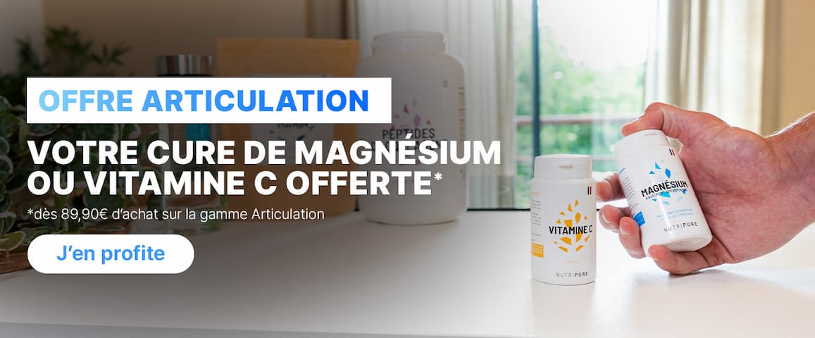 Votre cure de Magnésium ou Vitamine C offerte*