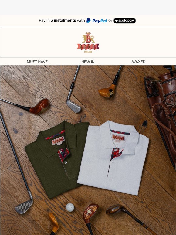 On the Golf Course with Baracuta