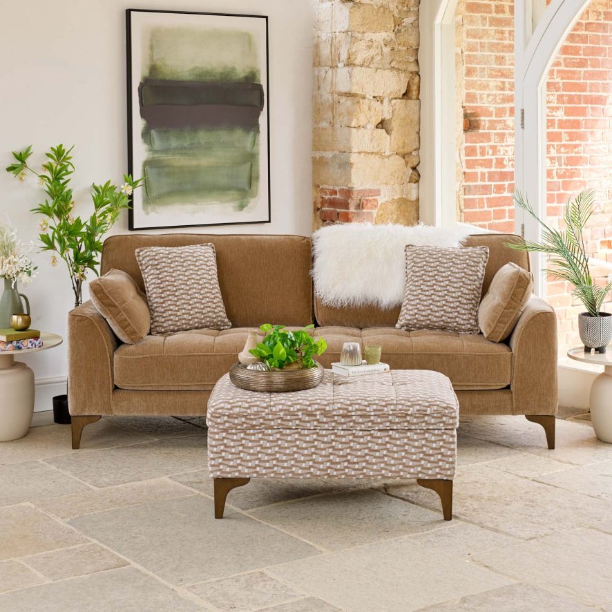 Image of Hartpury 3 Seater Sofa in Taupe