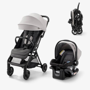 Graco Ready2Jet Compact Travel System with SnugRide Lite Infant Car Seat -