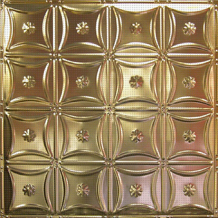 Acoustic tiles in Pattern #30 in Metallic Gold