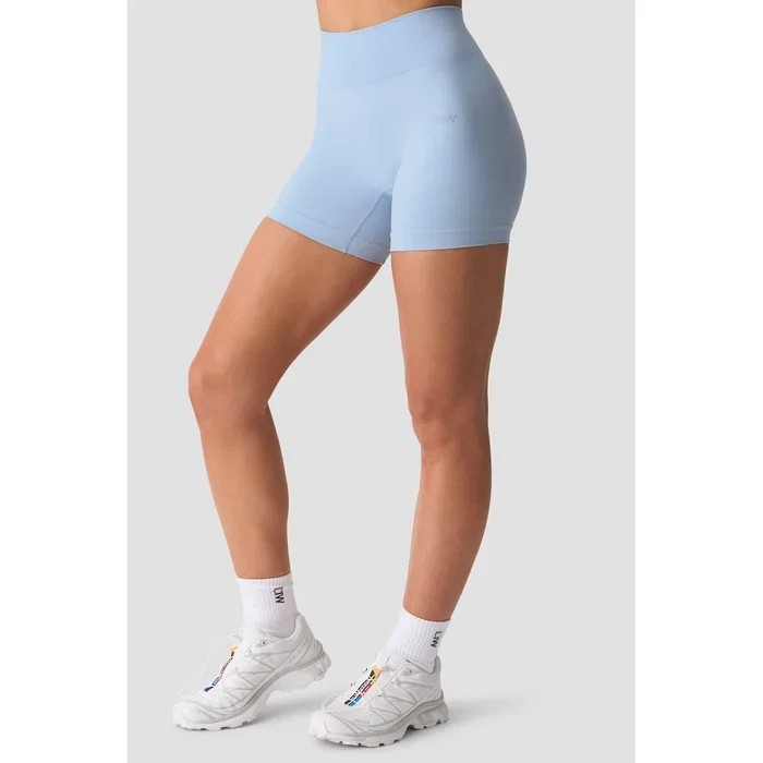 ICANIWILL Smooth Seamless Midi Shorts Sininen 