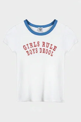 Boys Lie Girls Rule Boys Drool Baby Tee