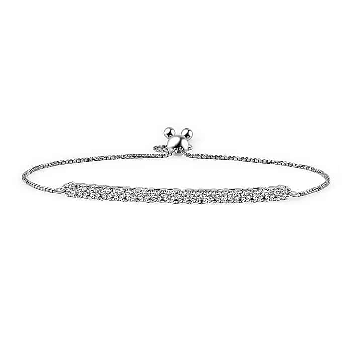 Lab Grown Diamond Adjustable Chain Bracelet