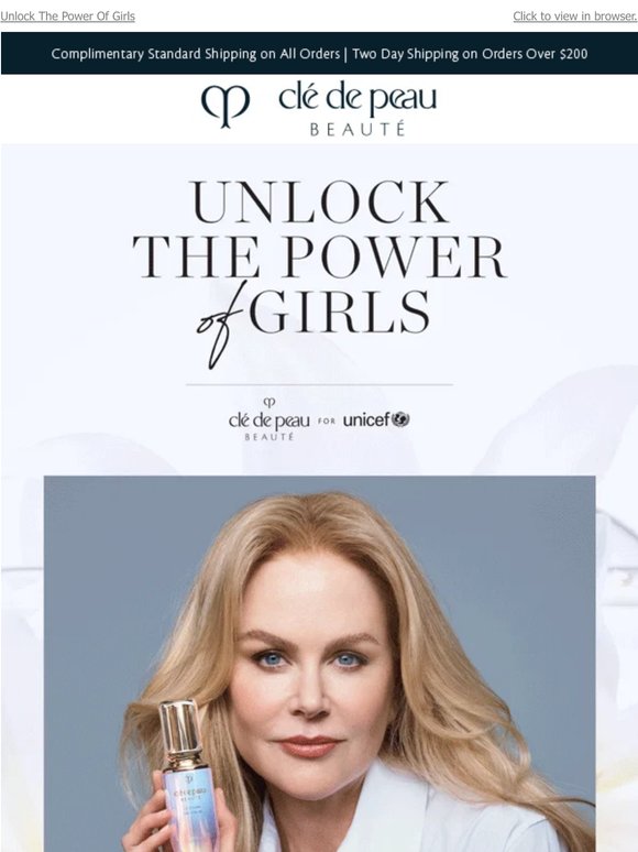 Clé de Peau Beauté For UNICEF