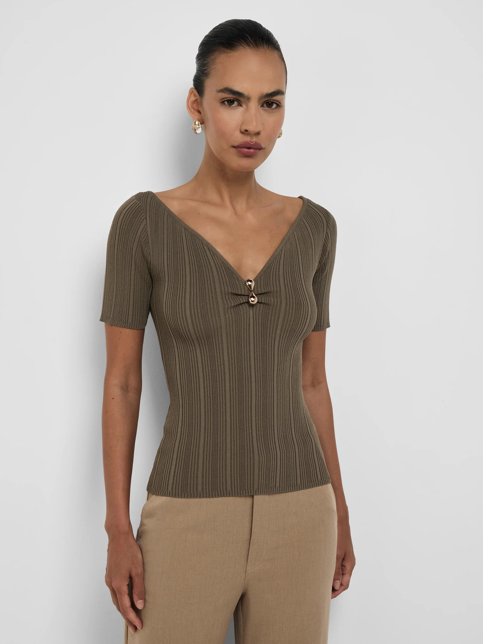 Image of SKYLER KNIT TOP