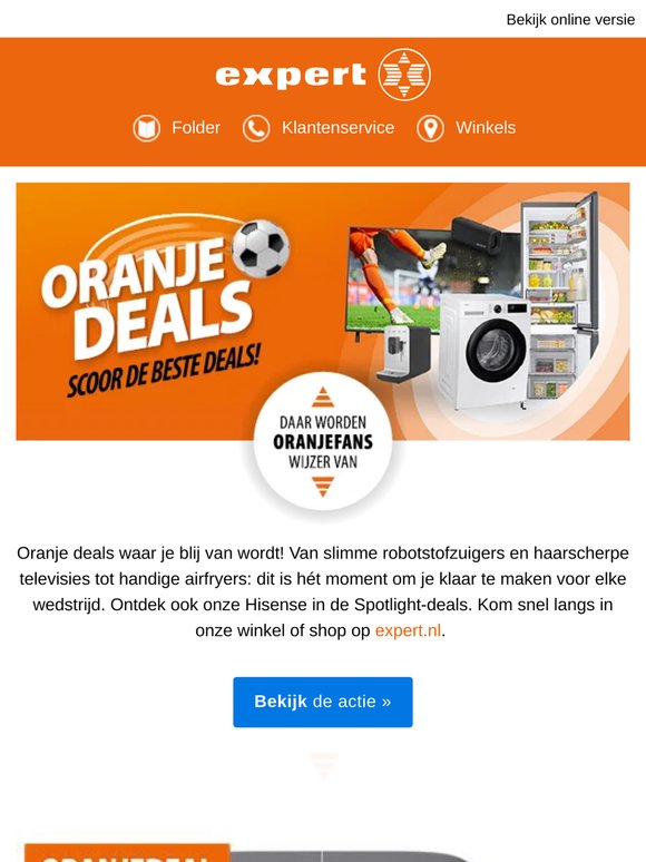 Speciaal voor jou: onze beste Oranje Deals! 🚨