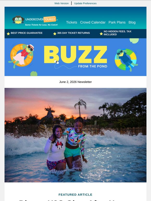 Get Your Glow On at Disney's Typhoon Lagoon Water Park