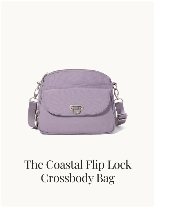 The Coastal Flip Lock Crossbody Bag >
