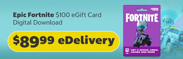 Epic Fortnite - $100 eGift Card Digital Download - NEW!