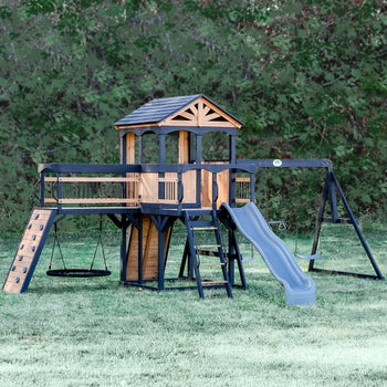 Backyard Discovery Timber Crossing Swing Set, Do-it-Yourself