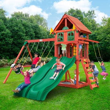 Gorilla Playsets Adventure Wave Swing Set
