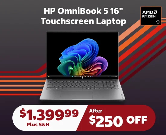 HP Omnibook 3 17.3-inch Ryzen AI 9 Laptop $1,649.99 Plus S&H