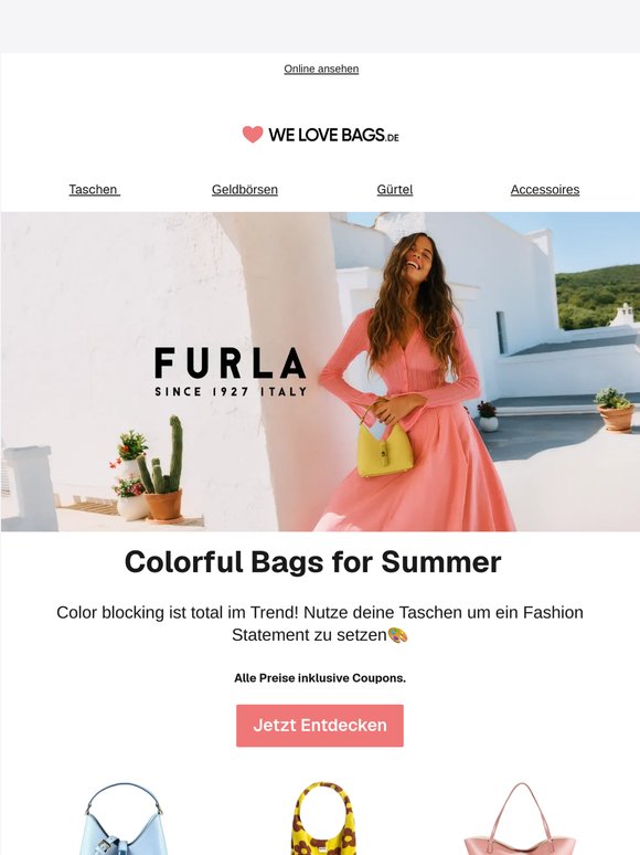 Finde deine perfekte Sommertasche!