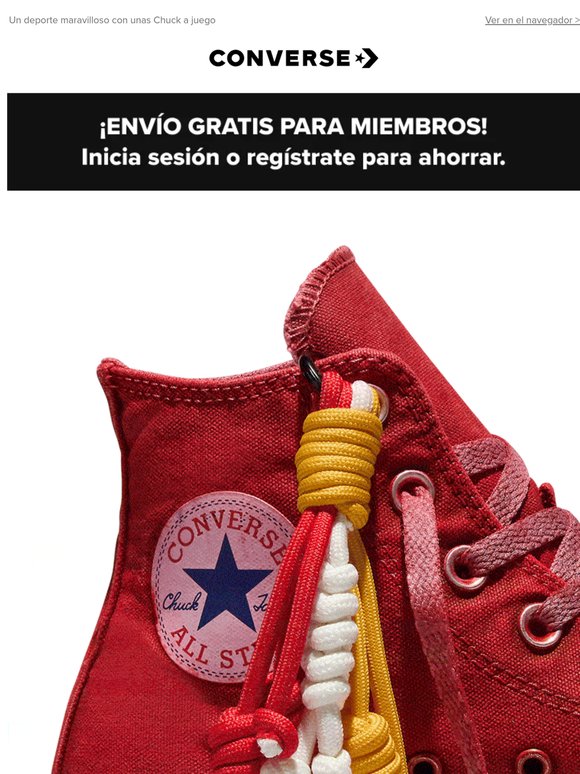 ¡Última oportunidad! Anima a tu equipo con tus Chuck