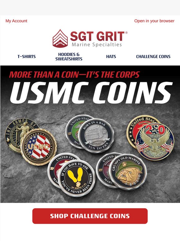 Elevate Your Collection with Marine Coins!