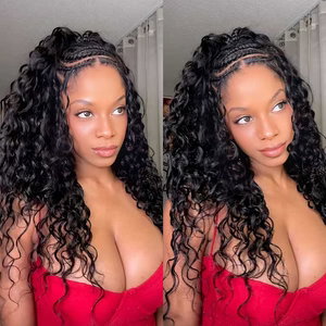 Image of 50% OFF|Water Wave Feather Crochet Weave Human Hair Extensions