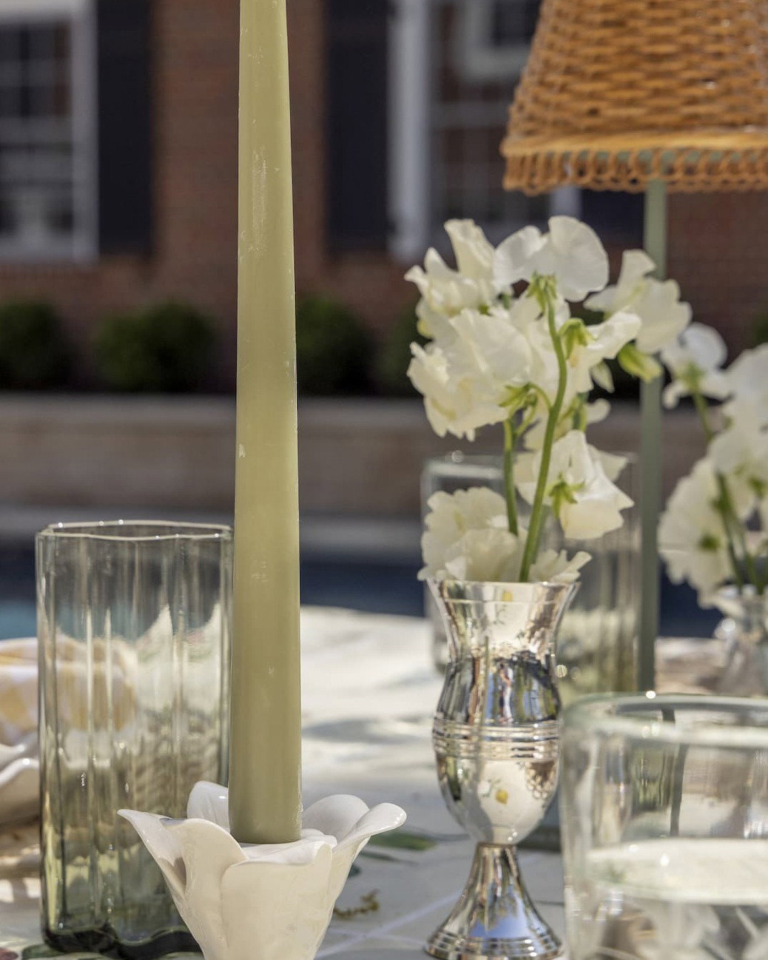 Sage Taper Candle Set
