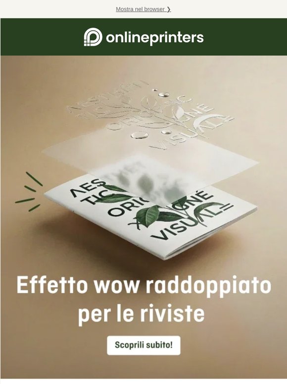 Finitura raddoppiata, qualità assicurata!