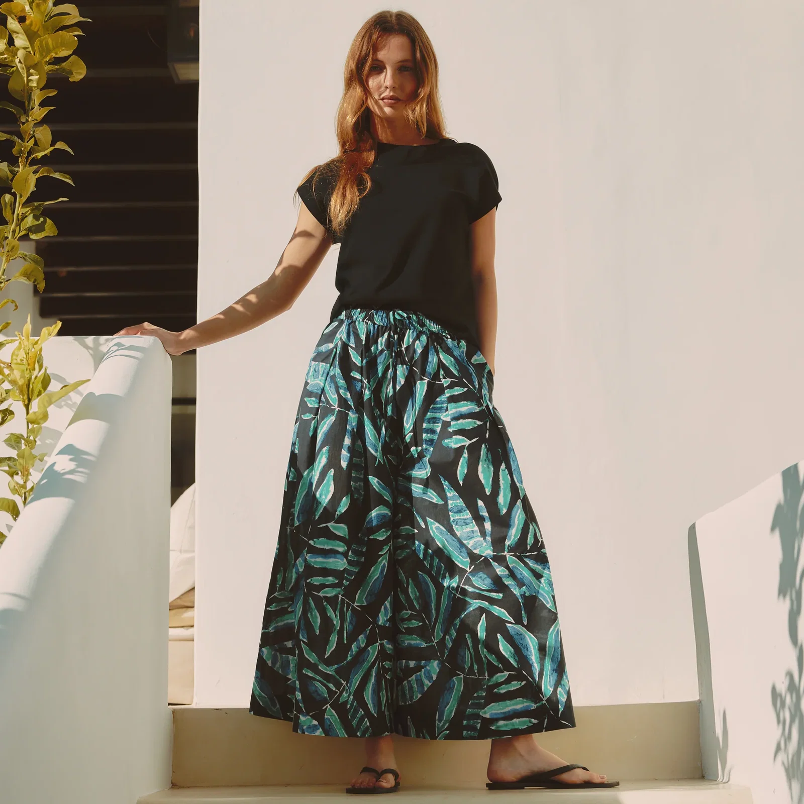 Image of Painterly Culottes