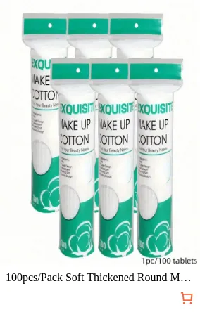 100pcs/Pack Soft Thickened Round...