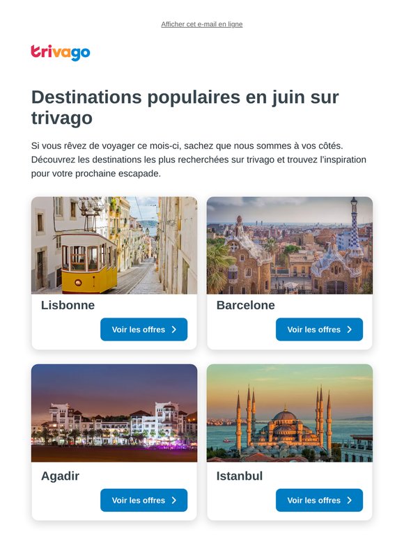 Envie d’une escapade en juin ? Voici quelques idées.