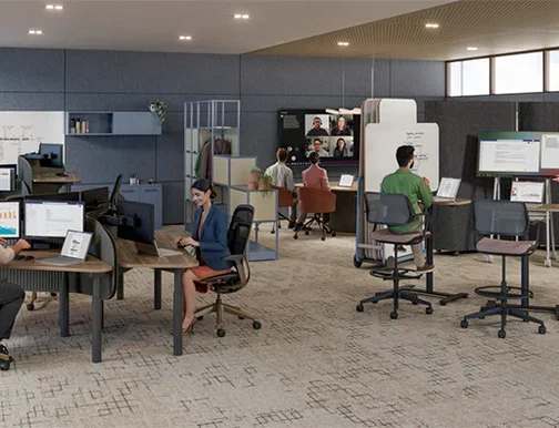 New Steelcase research shows how organizations can strengthen connection by designing spaces that better support hybrid collaboration, integrate tools from leading technology partners, and create more seamless, human‑centered ways for people to meet and work together.