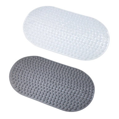 Long Oval Anti-Slip Bubble Bath Mat (1- or 2-Pack)