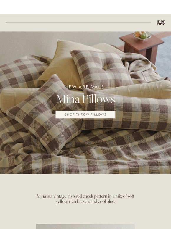 Mina Throw Pillows | Retro tufted pillows