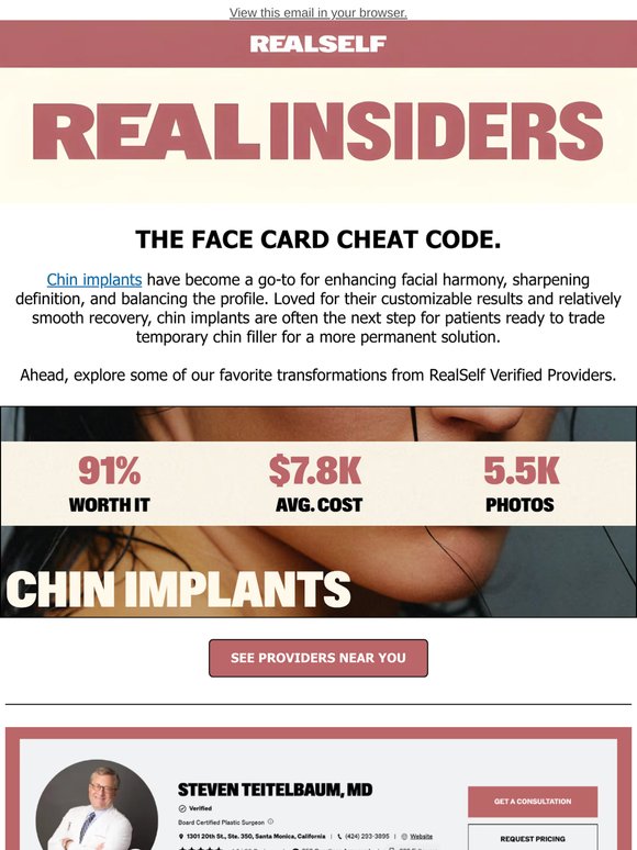 Is a Chin Implant the Key to Facial Harmony?