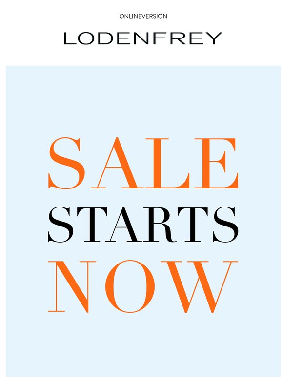 SALE START