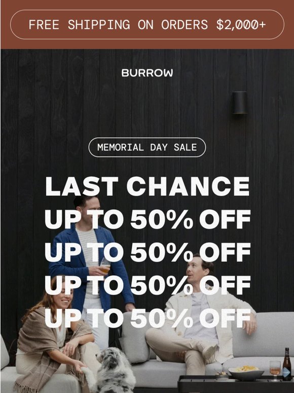 LAST CALL: the sale ends at midnight