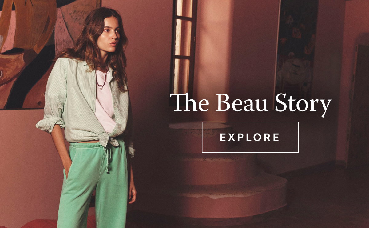 Beau Shirt Fresh Mint Stripe. Shop A Forever Staple, The Beau Shirt at Xirena.