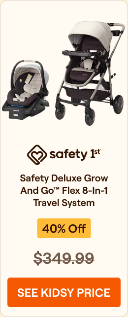 Safety 1st Grow and Go Flex 8-in-1 Travel System — 40% off retail $349.99 — see Kidsy price
