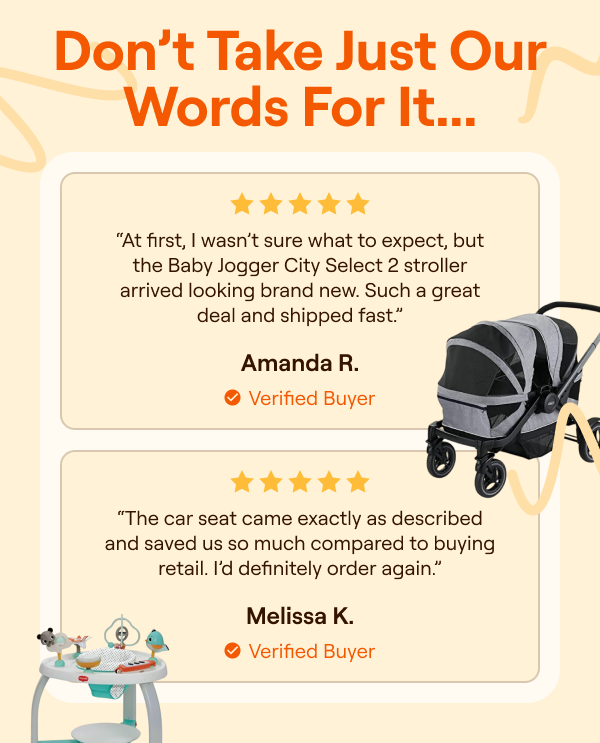 Don't take just our words for it — real Kidsy buyer reviews from Amanda R. and Melissa K., both Verified Buyers.