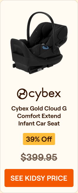Cybex Gold Cloud G Comfort Extend Infant Car Seat (Moon Black) — 39% off retail $399.95 — see Kidsy price