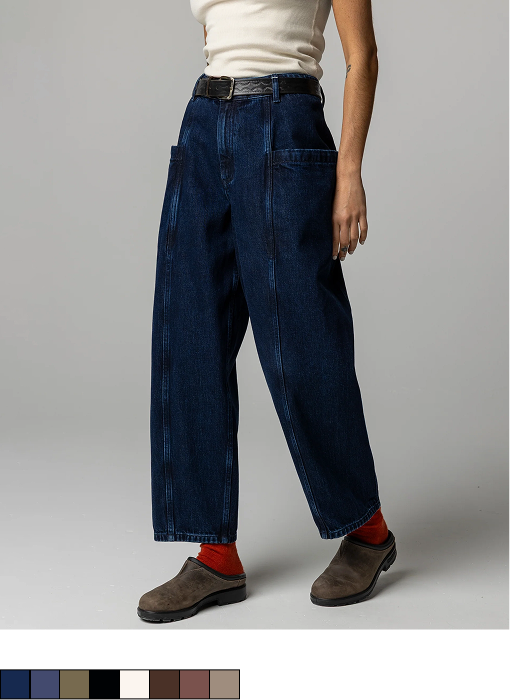 Women's Croft Workwear Denim Barrel Trouser